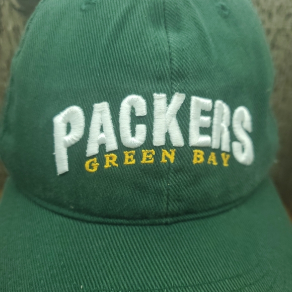 Green Bay Packers Hat Cap Adjustable Strapback One Size Embroidered Unisex - Picture 2 of 9
